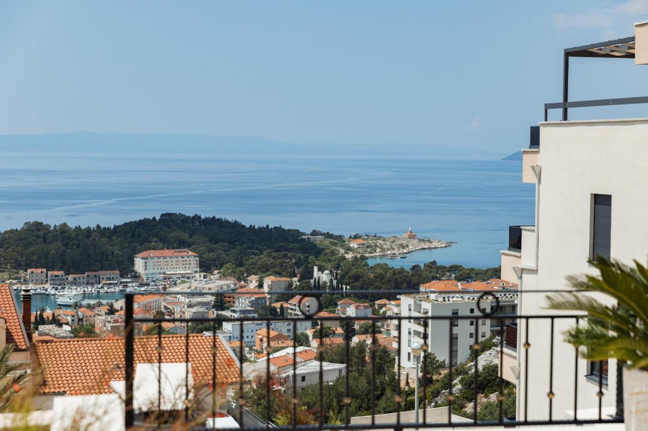 Villa Smaragd - Lapis - Luxury Apartment With Shared Pool Makarska Exterior foto
